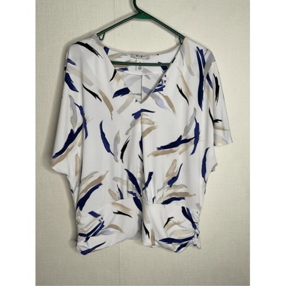 NWOT White House Black Market Dolman Sleeve Stretch Blouse Top Women XL Vietnam